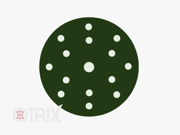 Шлиф Круг VX-Green, 150 мм, 15 Отверстий, P220